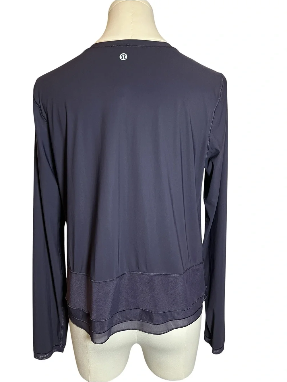 Lululemon Sole Training Long Sleeve Top Midnight Blue Size 6
